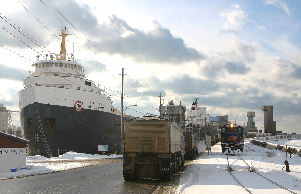 The three modes of transport in Goderich