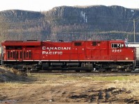 With the crew now on board, CP 341 is ready to depart Westfort Yard with CP 8845 - CP 9600 are getting ready to depart westward with 120 empty covered hoppers. 