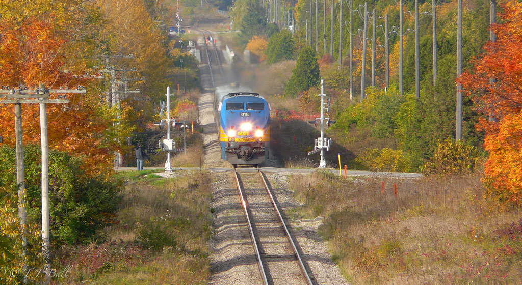 No 84 passing through Rockwood, Ont.