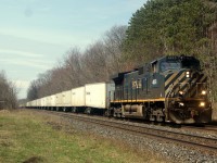 BC Rail 4651 Heads up an extra Triple Crown Roadrailer to Toronto.