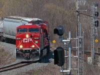 The crew of  train 246 is on their last leg of the trip into Hamilton before changing off crews and the train proceeding south to Welland and beyond. 