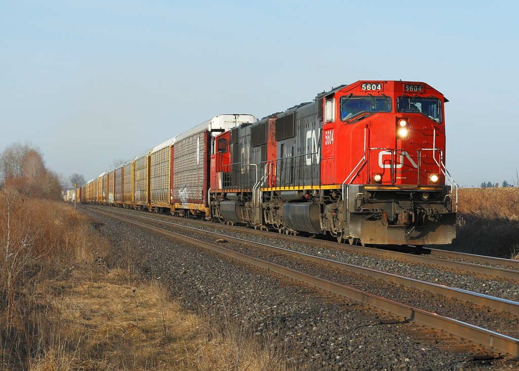 CN 148 makes its way along the Dundas Sub.
