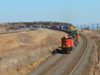 CN 149 spans the bend at Lovekin in great afternoon light.