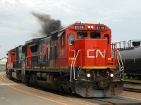 CN 2115 - CN 5639 - CN 2153 accelerating 148 out of Brantford