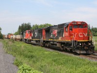 CN 148 climbs out of the Credit with 2115, 5639 and 2153