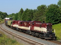 OSR 503 passes through Coakley while lifting autoracks at W Coak.