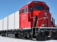BRTX 2009 a Brandt built 3 engine genset in the city of Regina and been tested on shortlines such as Central Manitoba Railway and Stewart Southern Railway