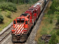 CP 541 aka the Ham Turn, passes through Coakley on the tail of 241.