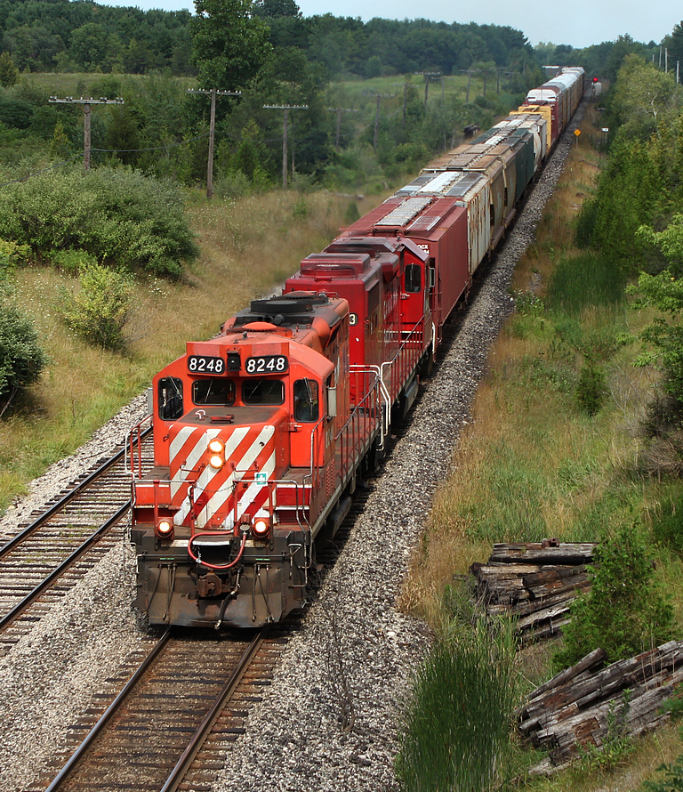 CP 541 aka the Ham Turn, passes through Coakley on the tail of 241.