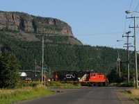 After spotting two WC gons at the Harbour Metals gate, the crew on the CN 7273 (and slug CN 278) catch a warm summers breeze as they cross over Mountdale Ave at Montreal Street.