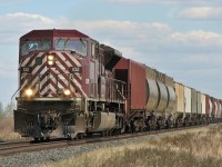 CEFX 102 leads a manifest this was the second train with a CEFX SD90 leading that hour.