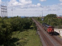 CN 2445, BCOL 4654, CN 148\'s Montréal-Toronto Power heads back to Mac to be replaced with CN 2253, 8853 for Toronto-Chicago