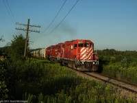 Heading into brilliant summer sun 3133 leads T07 on its Journey to Toronto.