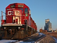 CP 3036 and two others for P34 power sit in Redvers.