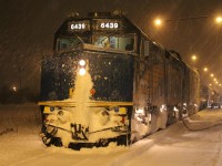 VIA Rail Canada train #15 the "Ocean" calls at Campbellton, NB