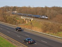 VIA 6408 leads 75 out of the west end of Aldershot.
