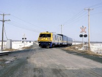 VIA 23 ,this is what trains looked like during the time LRC cars were withdrawn from service because of axle problems.