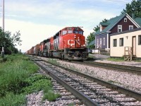 CN 310 at c55-60 MPH, there must be a lot of vibration in that house.