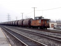 CN 730, the west bound ore train rolls through Burlington West, bound for the Steel City