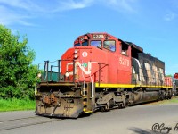 CN 5279 Returning from Mission Yard