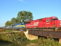 CP 626 eastbound with SOO 6055, DME 6094, HLCX 8176 & DME 6068.