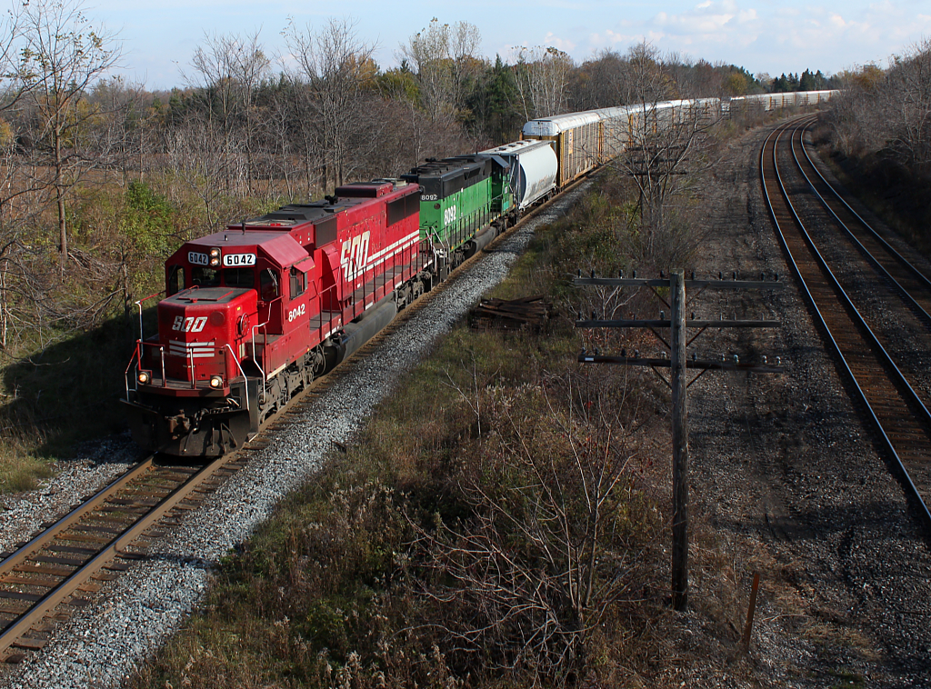 CP 249 with SOO 6042 and NREX 8092 at Lobo.