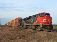 CN 382 led by CN 2298 & IC 1024 heads eastbound after just departing Sarnia.
