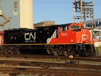 Brand new CN SD70M-2 8945 looks fresh spotting the largest port elevator in Ontario, "Viterra A". In a world ruled by "asset utilization" it's become a generation where yard units are few and far between and large road units are used wherever they can be used. In many instances on tracks that should never see big units like these! 