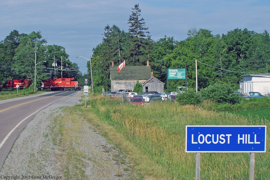 Normally you would need the police to pull this shot off!T08 crossing Markhams busiest highway with not a car in site,Thanks to Simcoe Day and a little luck.