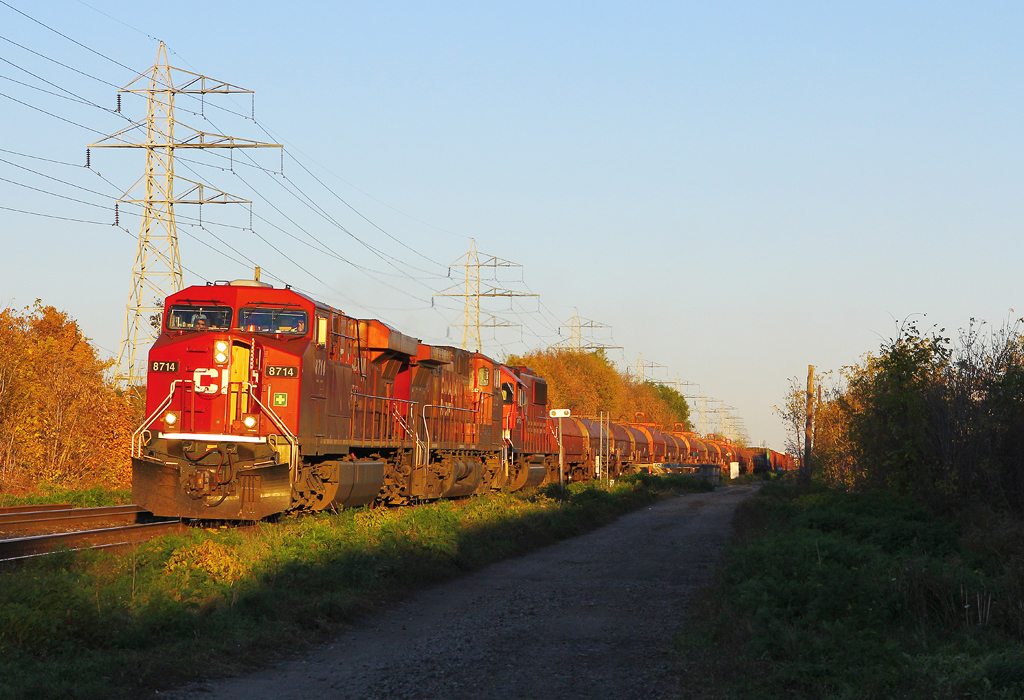 254 makes it\'s way over Dovercourt Rd.
