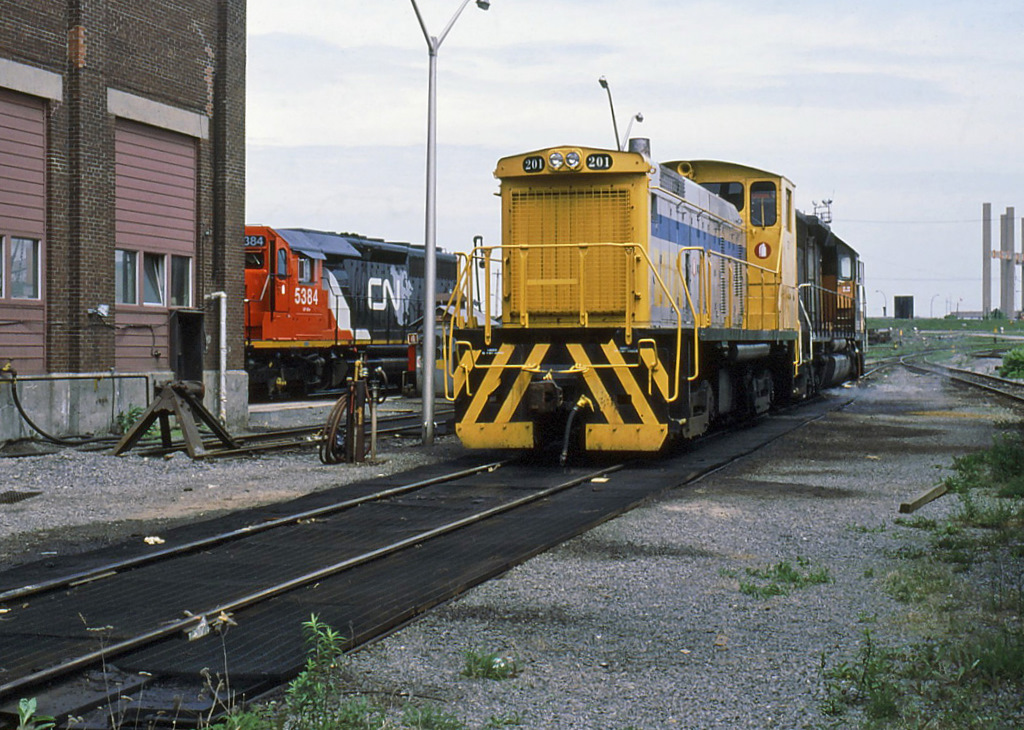 VIA switcher 201 beside the test shed at PSC.