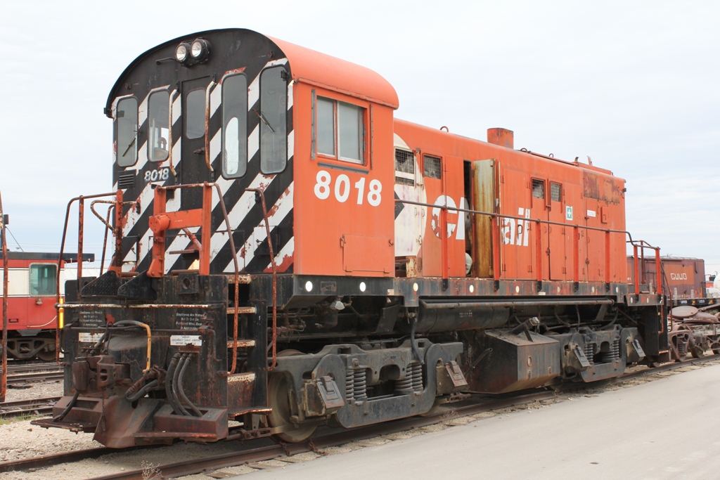 Ex-CP RS-23 now used for parts at Greater Winnipeg Water Division