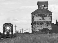 She is only a memory now. The Fleming elevator was one of thee oldest elevators of its kind in the country and was been restored. The prairie landmark was burned to the ground by two individuals from a neighbouring town. 