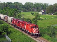 Pay per view railfanning.One of my favourite views from the 407 in Markham.