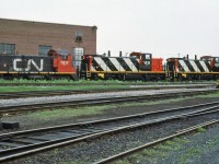 CN 1420-18 ready to be moved to the yard after a rebuilt.