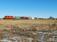 A nice variety of EMD power including a citx ex furx leasor depart westbound for Saskatoon. 