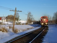 6030 leads the Oshawa job with auto racks at Beare road in Scarborough.