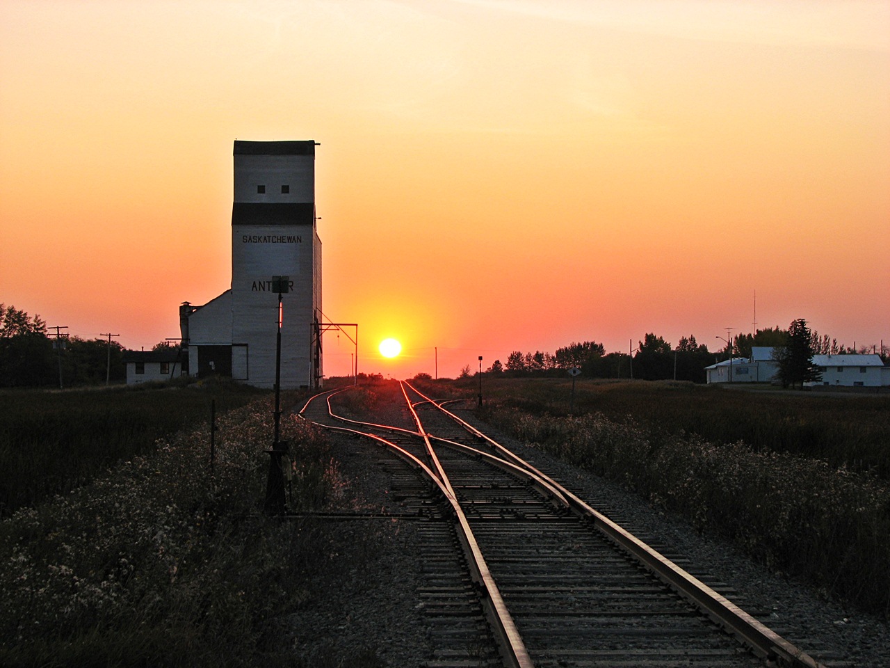 Sunrise at Antler Sask.
