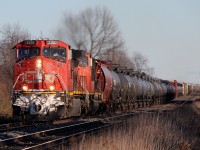 A short 305 heads towards Newtonville on signals, a VIA will jump ahead to get around a 372 on the South.