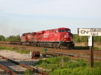 CP 162 cruises through Oakville utilizing trackage rights, behind a then new GEVO