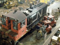 1322 in the shop to have its main generator changed out.