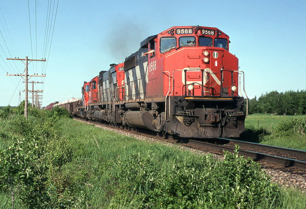 CN 311 passing M 78 of the Drummond sub.