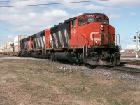 CN 132 just entered the Drummond sub.