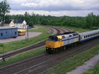 VIA 61 arriving Brockville.