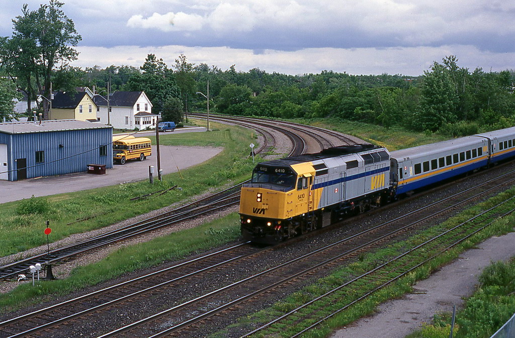 VIA 61 arriving Brockville.