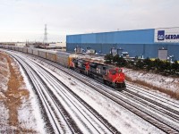 CN 8871, 2236 lead 149 westbound from Oshawa.