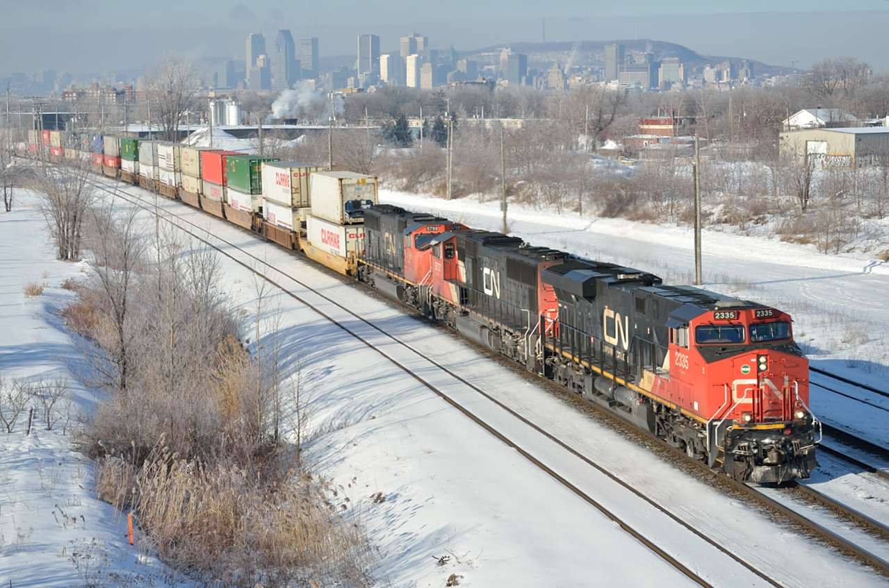 CN 120 departs Montreal for Halifax.