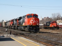 CN 332 passes CN 580 at Brantford Ontario