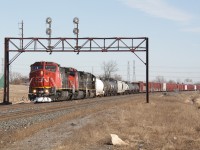 CN 369 heads through Mohawk ; ( I was clear and ready folr t