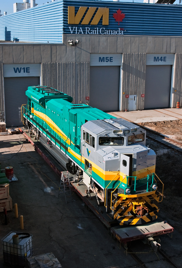 One of VALE\'s first painted units appears outside CRCR.